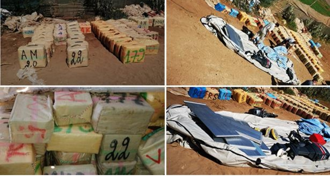 تفكيك شبكة للتهريب الدولي في المخدرات وحجز ازيد من 3 أطنان من مخدر الشيرا بضواحي آزمور