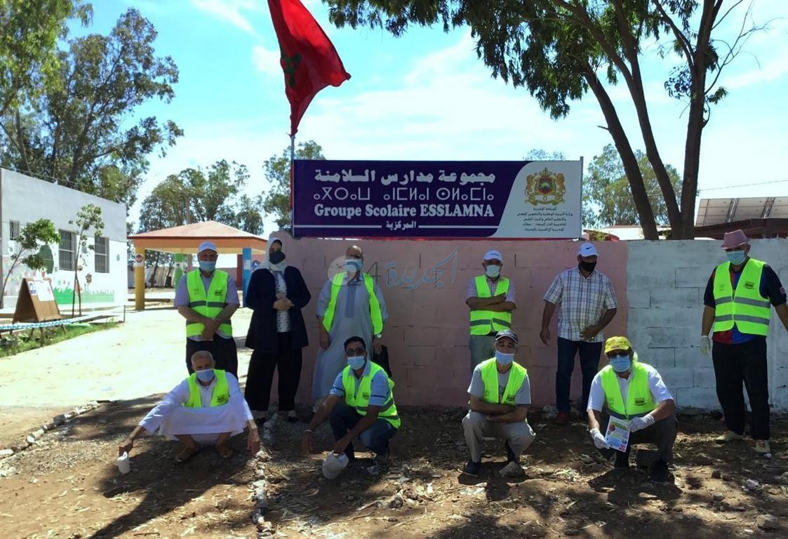 حملة تحسيسية للأطفال مجموعة مدارس  السلامنة جماعة أولاد رحمون