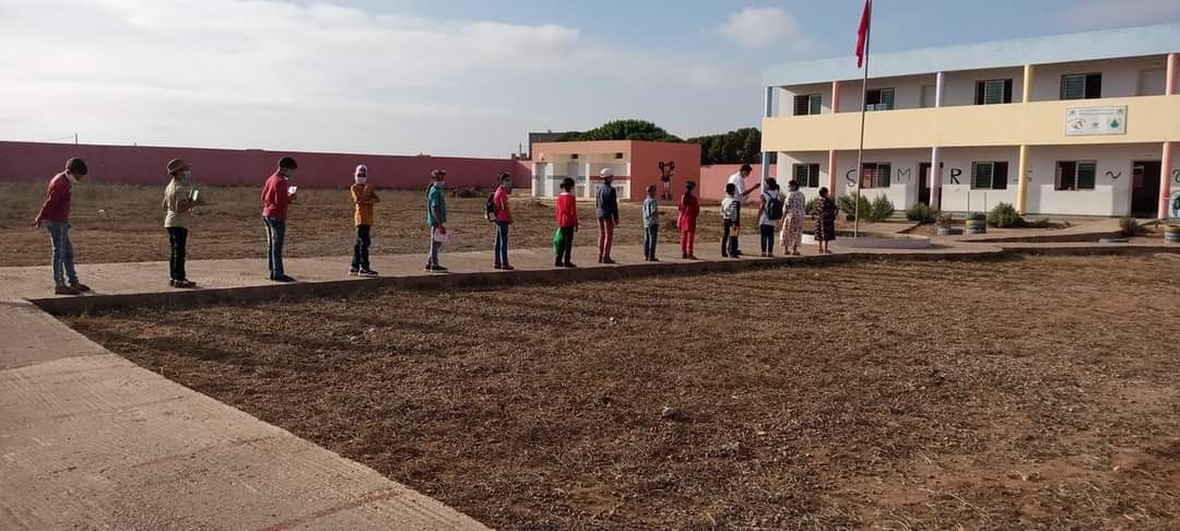 فيدرالية الجمعيات بمولاي عبد الله تساهم في تفعيل البروتوكول الصحي داخل المؤسسات التعليمية لتشجيع التمدرس في العالم القروي