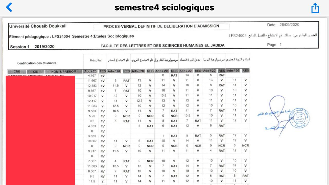 جريمة نكراء ترتكبها عمادة كلية الآداب بالجديدة في حق الطلبة والطالبات..