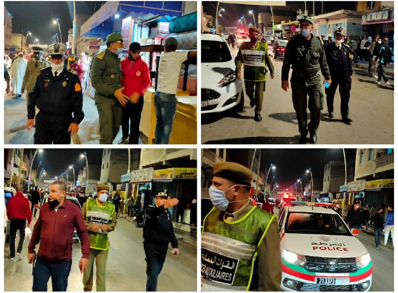 السلطات المحلية بازمور تشن حملة ليلية لاغلاق المحلات