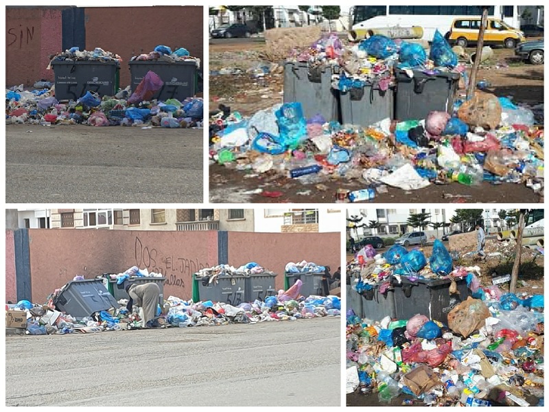 إضراب عمال شركة النظافة يحول الجديدة إلى مدينة للأزبال والسلطات تتدخل لإنقاذ الموقف