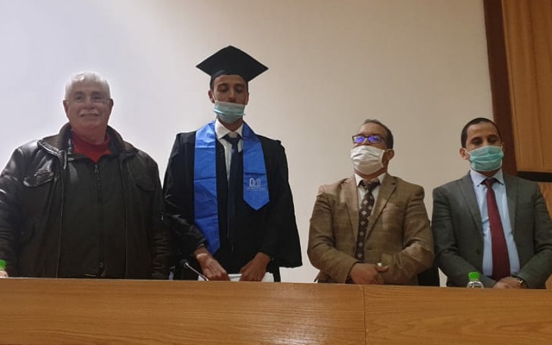 إبن الجديدة الطالب الباحث محمد شعلول يحصل على شهادة الماستر في الحقوق تخصص قانون الأعمال
