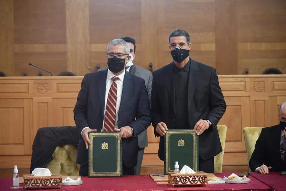 توقيع مذكرة  تفاهم بين هيئة المحامين بالجديدة ووزارة العدل والحريات