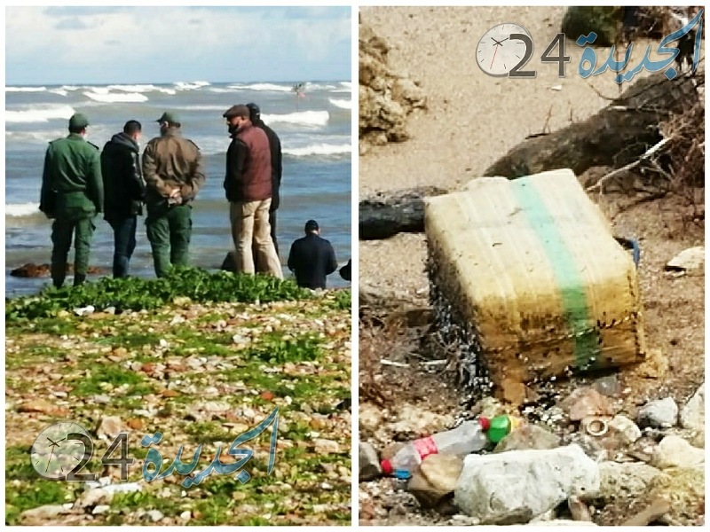 مياه البحر  بشاطىء الجديدة تلفظ كميات هامة من المخدرات