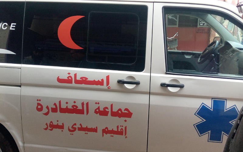 جماعة الغنادرة تعزز مواردها بسيارة اسعاف قادمة من غرونبل الفرنسية