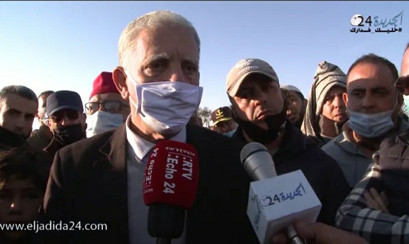 شاهد.. جنازة مهيبة للمرحوم نور الدين فايزي بالجديدة وشهادات مؤثرة في حق الفقيد