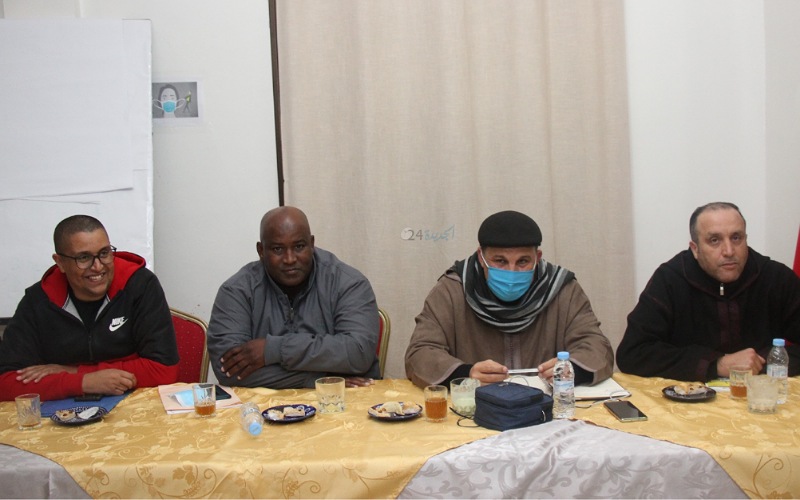 عبد السلام بلقشور يقدم مشروعه الانتخابي لرئاسة عصبة الشاوية دكالة  بحضور أزيد من 20 رئيسا