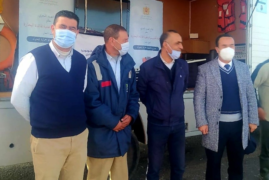 مهنيو و بحارة إقليم الجديدة يشيدون بالحملة الوطنية لارتداء صدريات الجيل الجديد