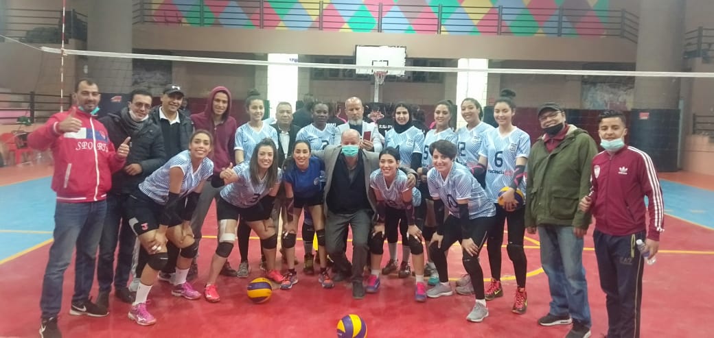 سيدات الدفاع الجديدي للكرة الطائرة يتأهلن  لنهاية كأس العرش للمرة الثالثة تواليا