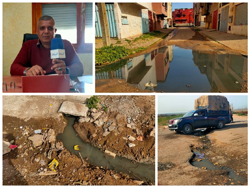 رئيس جماعة اثنين شتوكة يطالب وكالة ''لاراديج'' بتحمل المسؤولية في تأخر انجاز  مشروع التطهير السائل بالجماعة