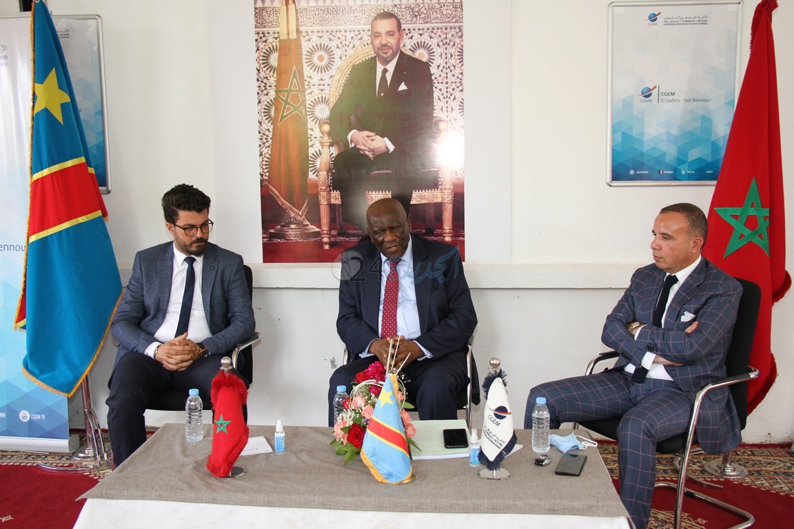 شاهد ... سفير جمهورية الكونغو الديمقراطية في زيارة خاصة إلى مدينة الجديدة