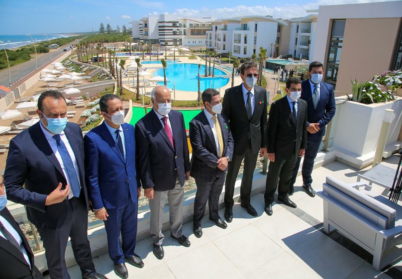 بالصور.. وزير التعليم يفتتح بضواحي مدينة الجديدة منتجع سياحي فخم لفائدة أسرة التعليم