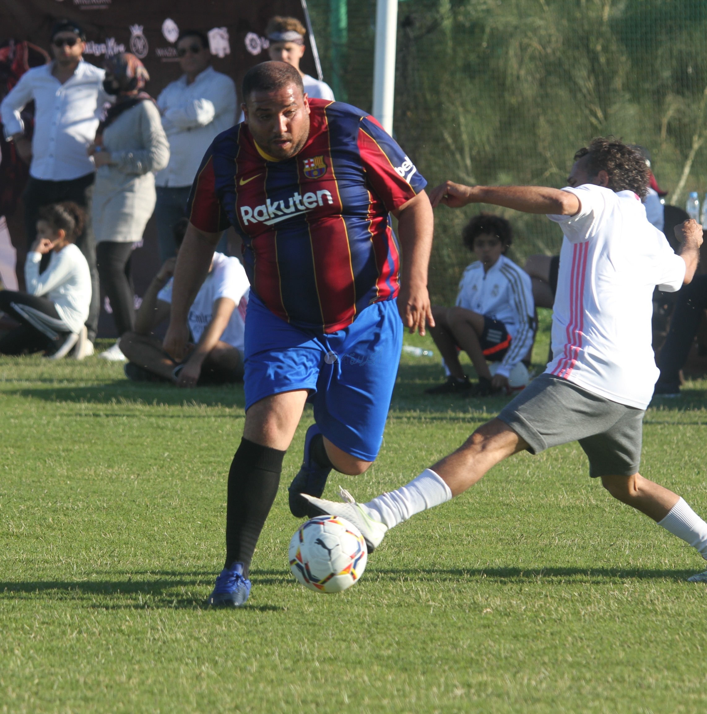 شاهد.. فنانون وصحفيون في مقابلة استعراضية بالجديدة