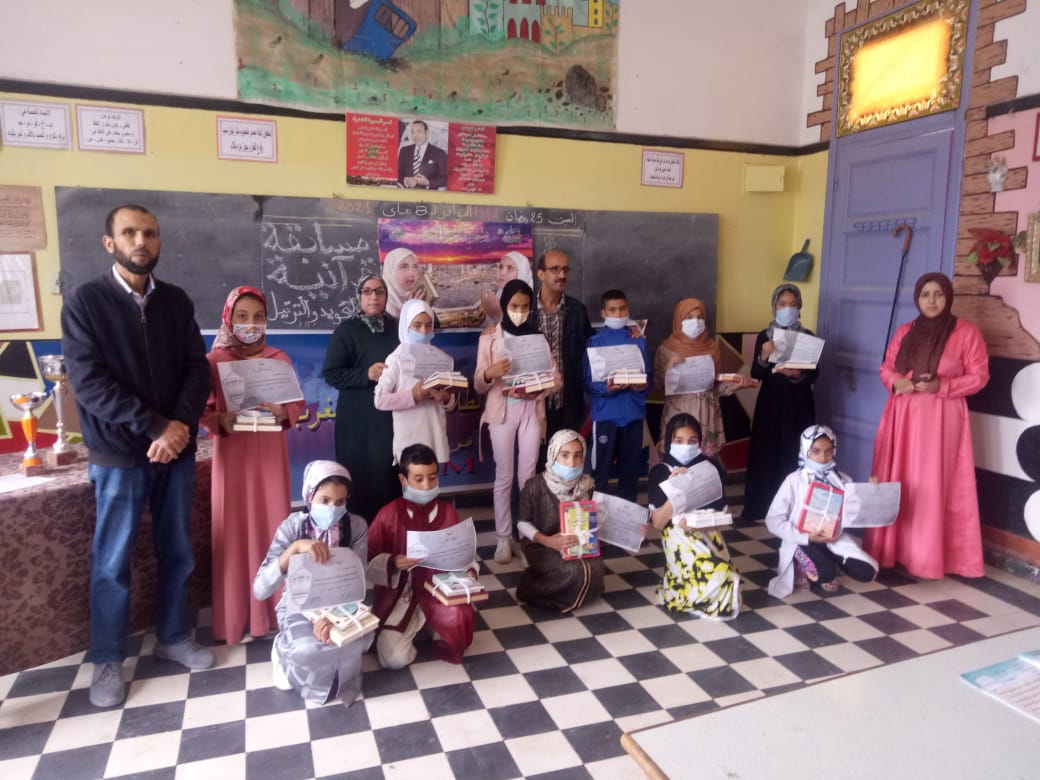 تنظيم مسابقة في تجويد القرآن بمدرسة ابن حمديس بآزمور