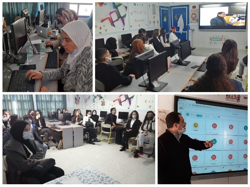 تطوير عالم الرقمنة بمؤسسة الملاك الأزرق الخصوصية بالجديدة