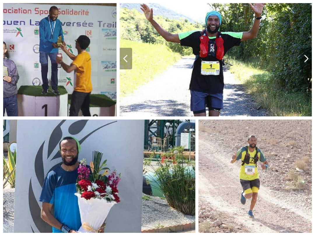 المغربي عبد الرحمان آيت حدو يقطع مسافة 120 كلم جريا من البيضاء إلى الجرف الاصفر