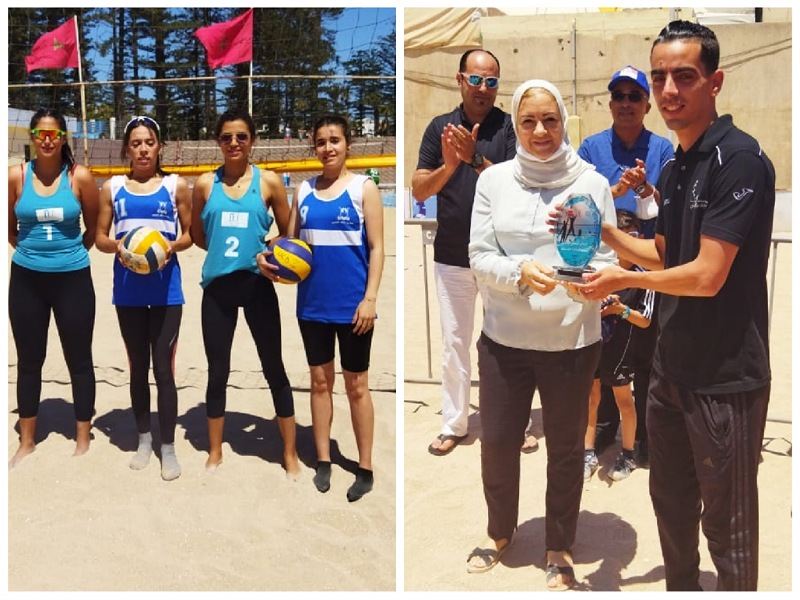 تتويج جامعة محمد الخامس بالرباط وجامعة السعدي بتطوان بالملتقى الوطني الجامعي للكرة الشاطئية بالجديدة