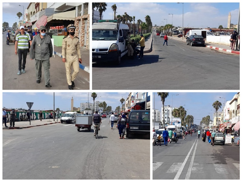 السلطات المحلية بمدينة أزمور تزيل سوق الثلاثاء الأسبوعي العشوائي