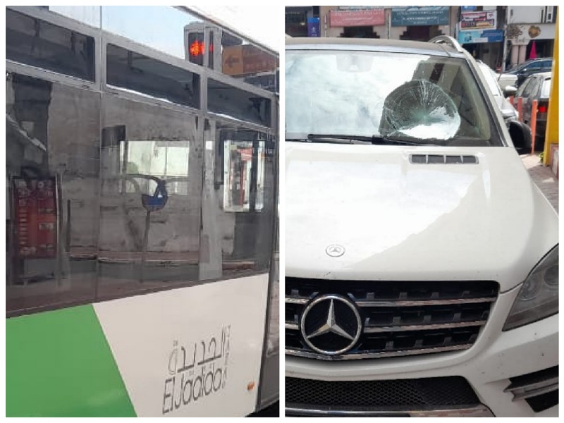إيقاف قاصر هشم زجاج حافلة للنقل الحضري واعتدى على المارة بشارع محمد الخامس بالجديدة