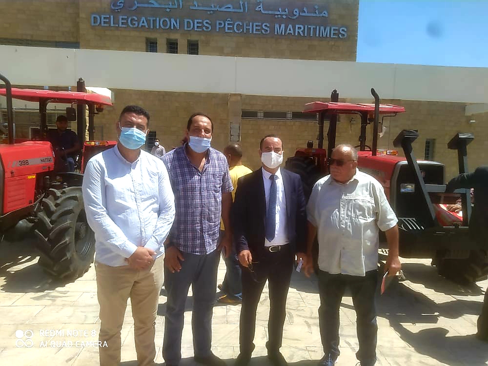 تعاونيات الصيد التقليدي بإقليم الجديدة تتعزز بثلاث جرارات