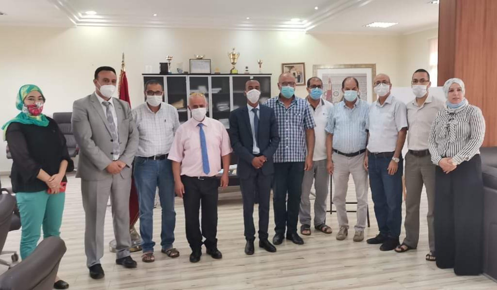 الأكاديمية الجهوية تشرف على تسليم المهام بين المدير ين المعفى والجديد بمديرية التعليم بالجديدة