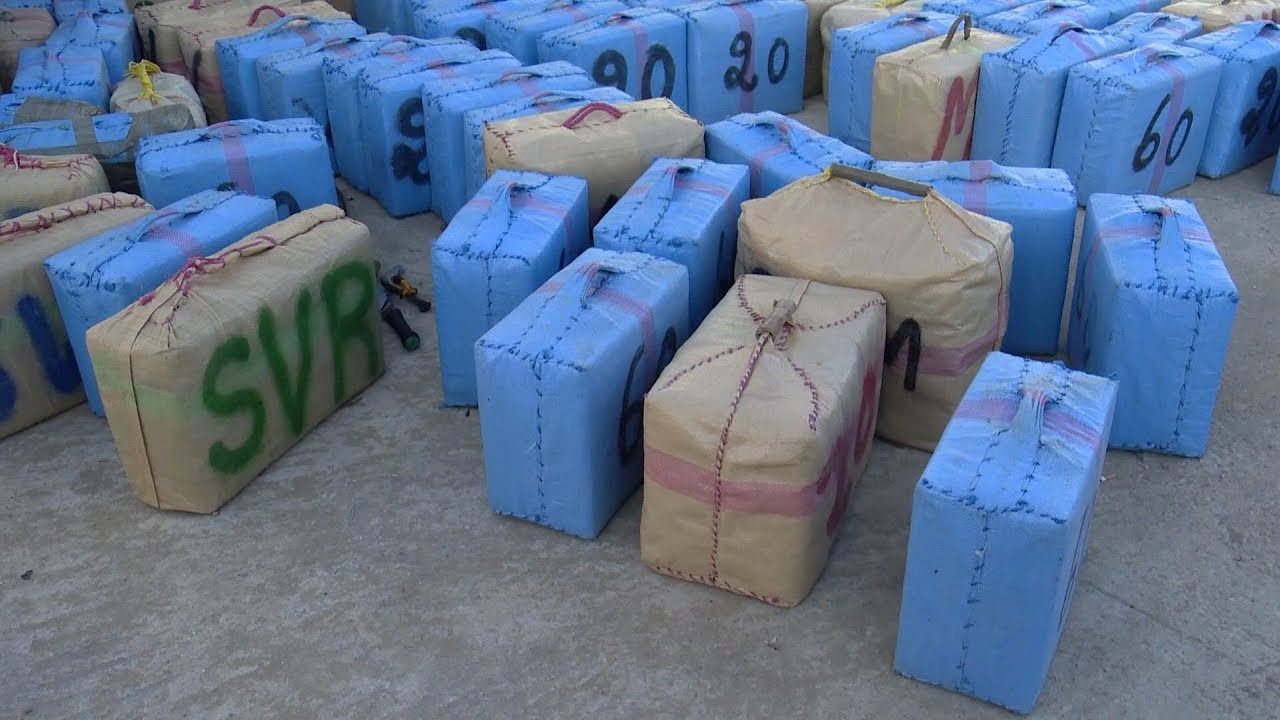 إحباط تهريب 6 أطنان من المخدرات قرب ساحل الجرف الأصفر