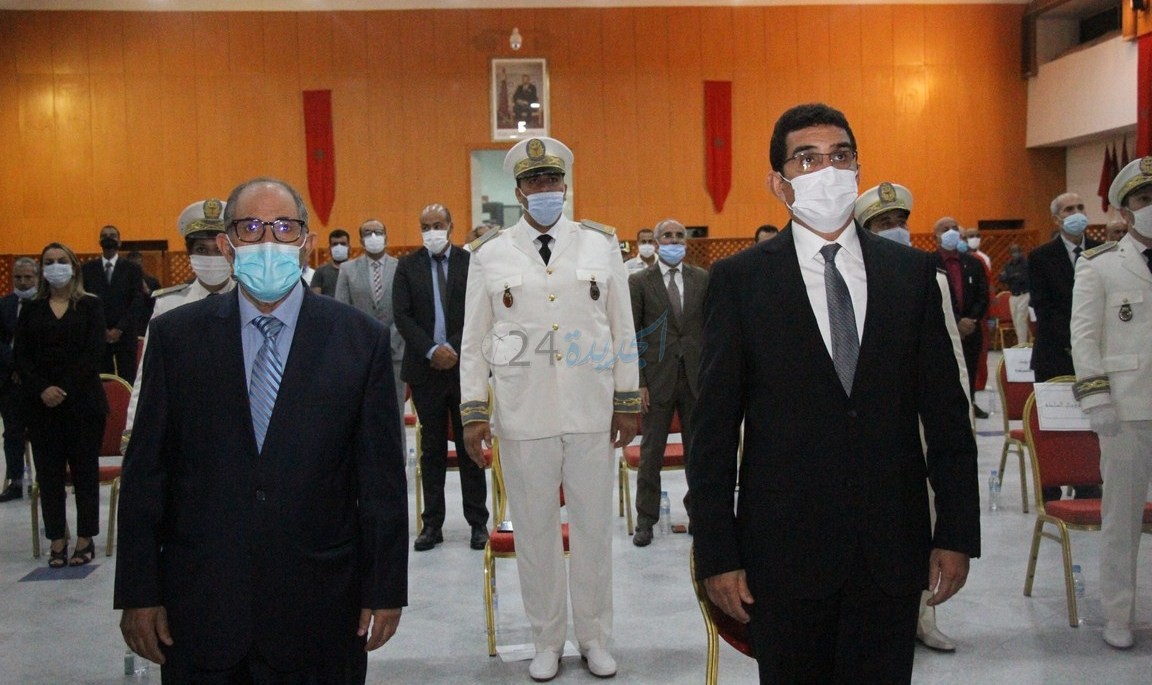 بالصور ... مراسيم الإنصات إلى الخطاب الملكي بمناسبة ذكرى ثورة الملك والشعب بعمالة الجديدة