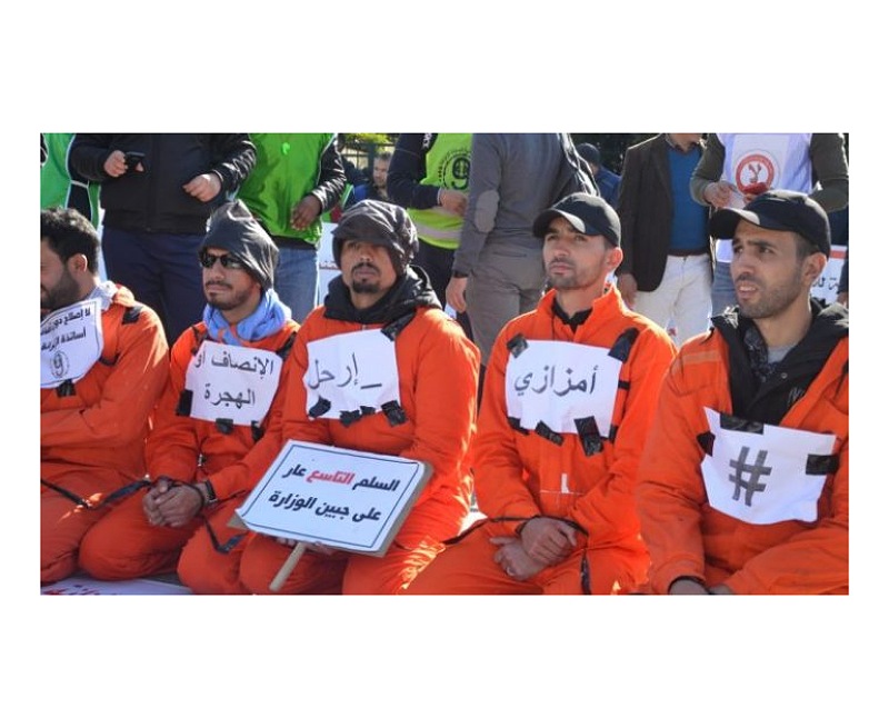 تنسيقية أساتذة ''الزنزانة 10'' تستقبل الوزير المقبل بإعلان الإضراب