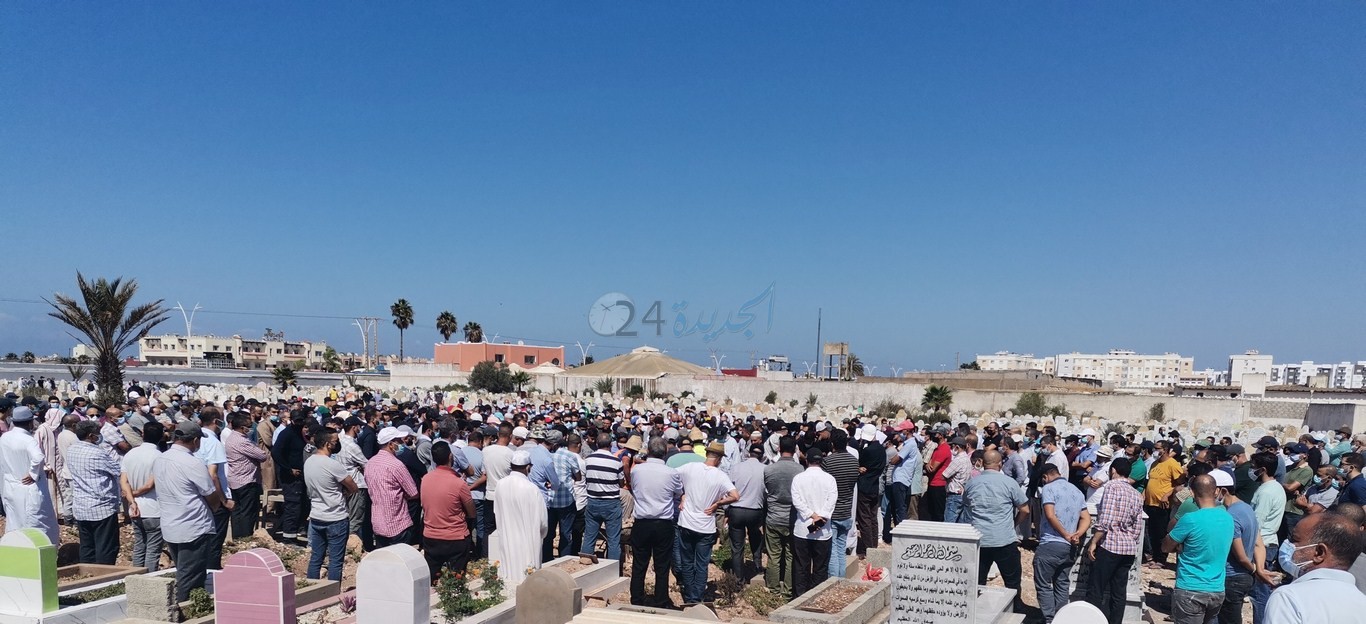 في جو جنائزي مهيب... تشييع جثمان الحبيب منصور امين مالية الدفاع الحسني الجديدي سابقا و مدير القطب الصناعي بالجرف الأصفر OCP