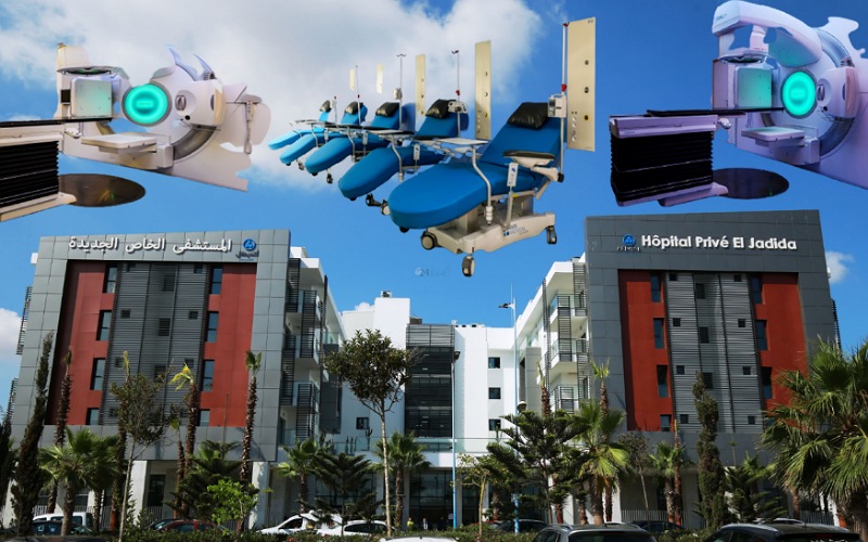 تجهيزات طبية عالية التقنية بالمركز الدولي لعلاج الاورام بمستشفى اكديطال الخصوصي بالجديدة