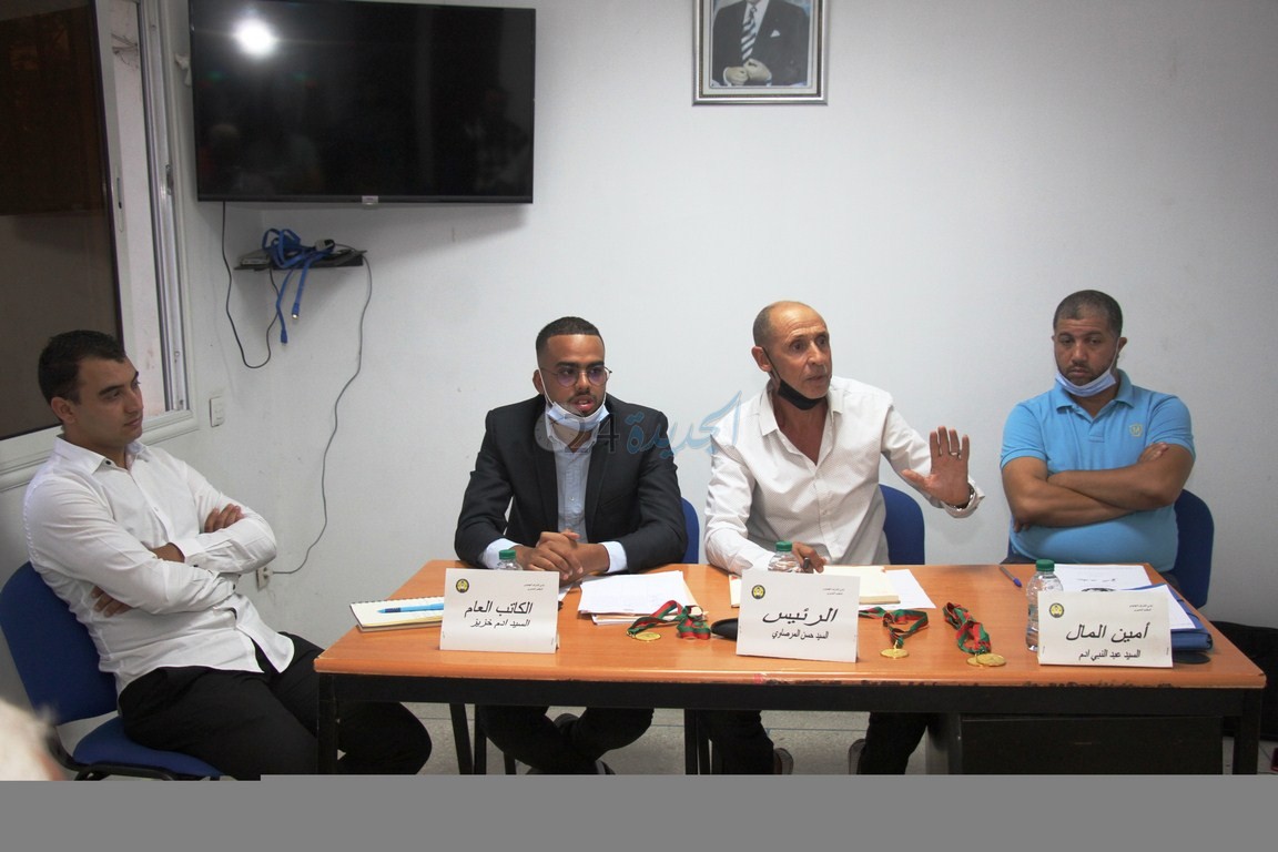 تنويه بعمل المكتب المديري ، وإجماع على التقريرين الأدبي والمالي لنادي الشرف الجديدي