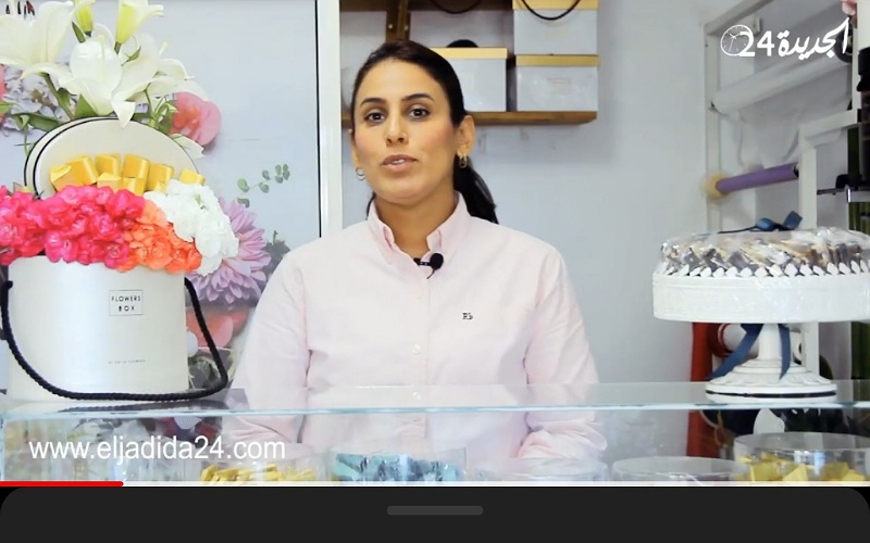 ''Zia la fleuriste''.. المحل الرائد في بيع الورود وتزيين المقاهي والمنازل بالجديدة