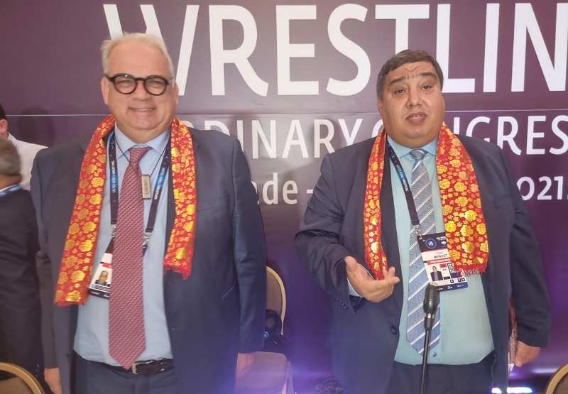 انتخاب فؤاد مسكوت عضوا بالإتحاد الدولي للمصارعة بمساندة 81 دولة من القارات الخمس