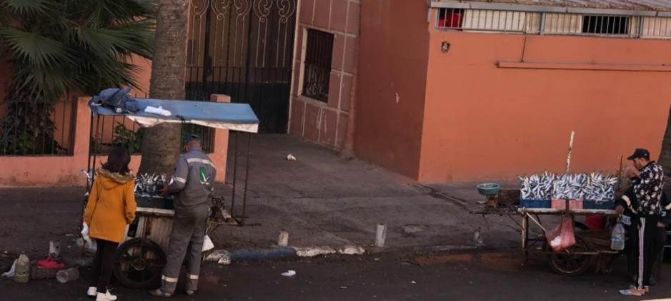 سكان حي ملك الشيخ بالجديدة مستاؤون من تغاضي السلطات عن عربات بيع السردين