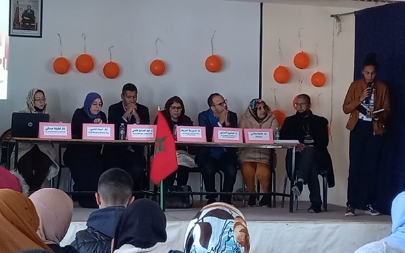 ثانوية بئر انزران بالجديدة تنظم ندوة تربوية حول محاربة العنف ضد النساء والفتيات