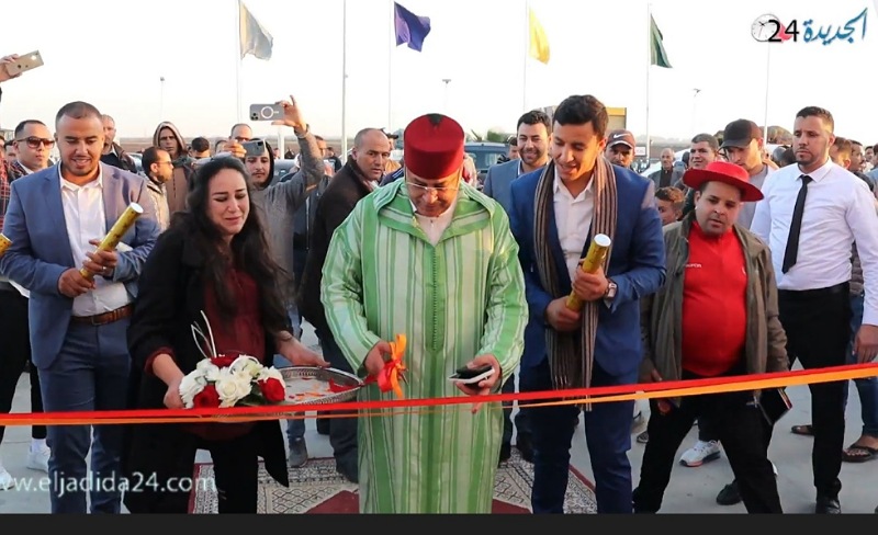 برلماني باقليم سيدي بنور يفتتح بمنطقة الزمامرة أكبر محطة للاستراحة بدكالة