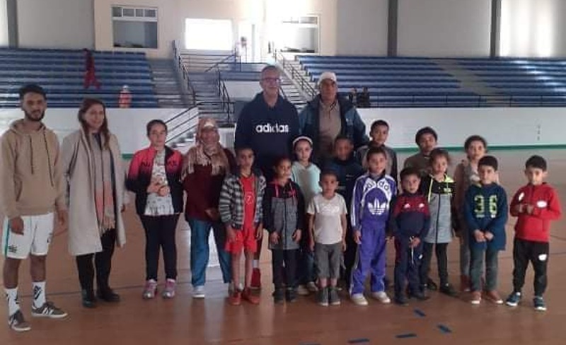 افتتاح مدرسة لكرة السلة لفائدة الاطفال المعوزين بالجديدة