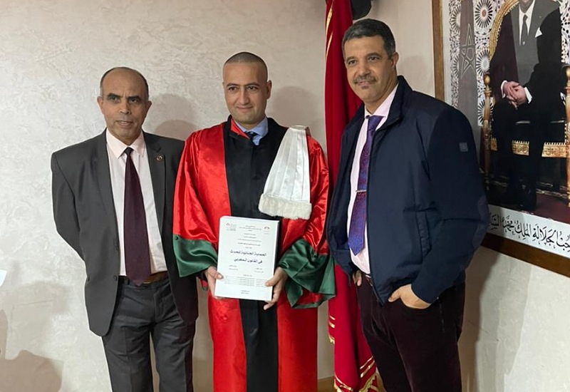 المحامي بهيئة الجديدة أناس خيرات ينال شهادة الدكتوراه في أطروحة حول الحماية الجنائية للحدث في القانون المغربي