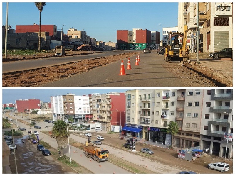 بعد تأخر لعدة أسابيع.. انطلاق أشغال تهيئة مجموعة من الشوارع الرئيسية بالجديدة بقيمة 12 مليار سنتيم