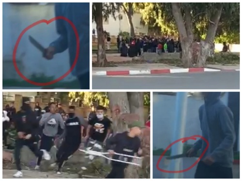 محسوبون على أحد فصائل كرة القدم يخوضون حرب شوارع في منتجع سيدي بوزيد