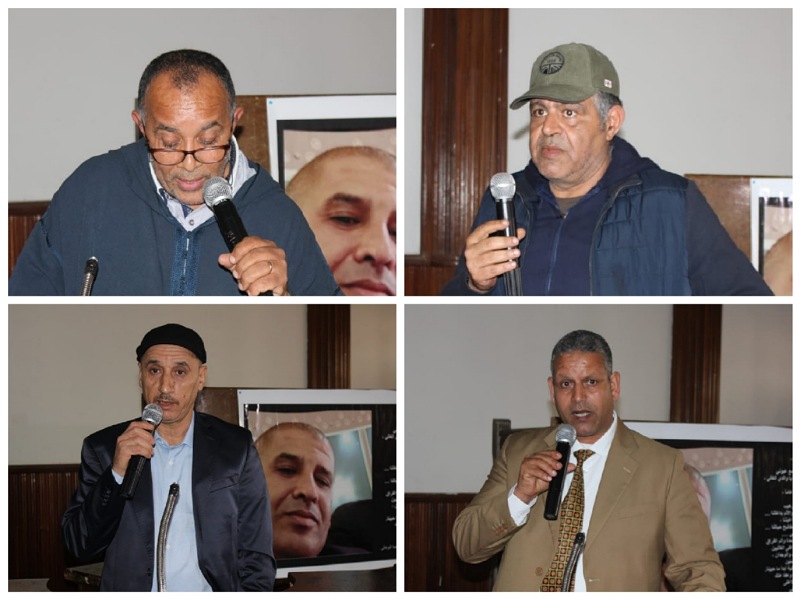 ازمور في حفل تأبين مهيب لابنها البار عبد السلام البوهالي