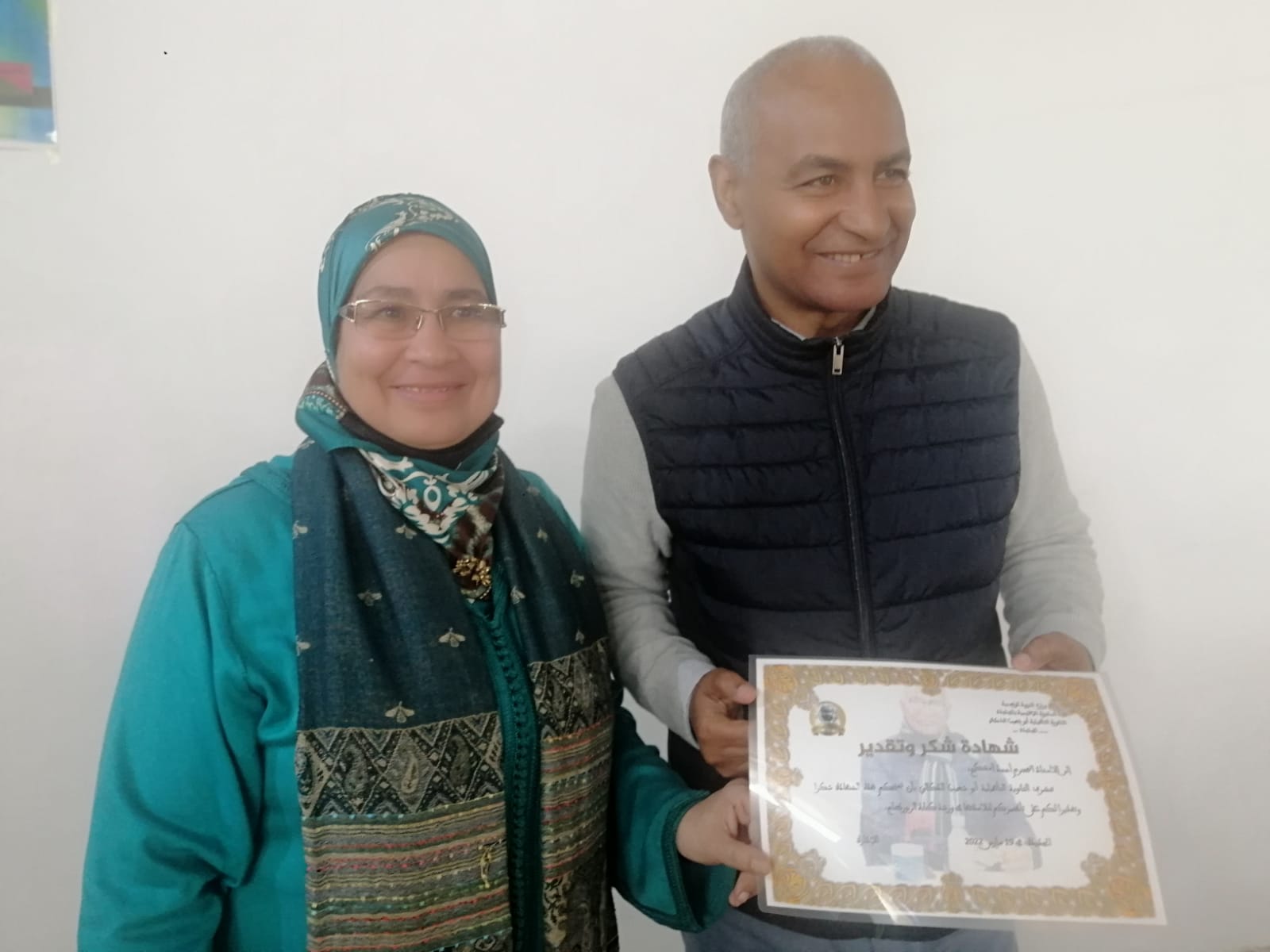 الإعلامي أحمد أمشكح في ضيافة ثانوية أبي شعيب الدكالي بالجديدة