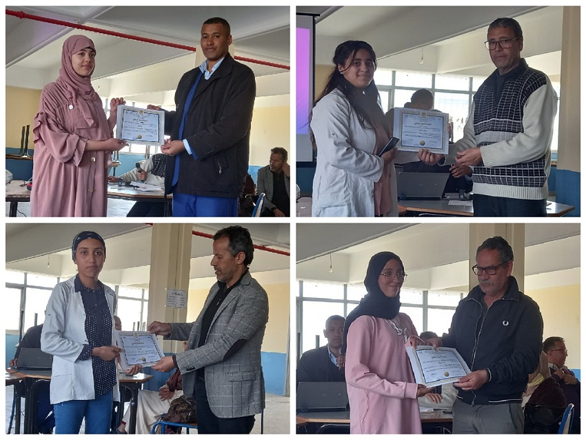 ثانوية بئرانزران التأهيلية بالجديدة تحتفي بالمتفوقين من تلاميذها