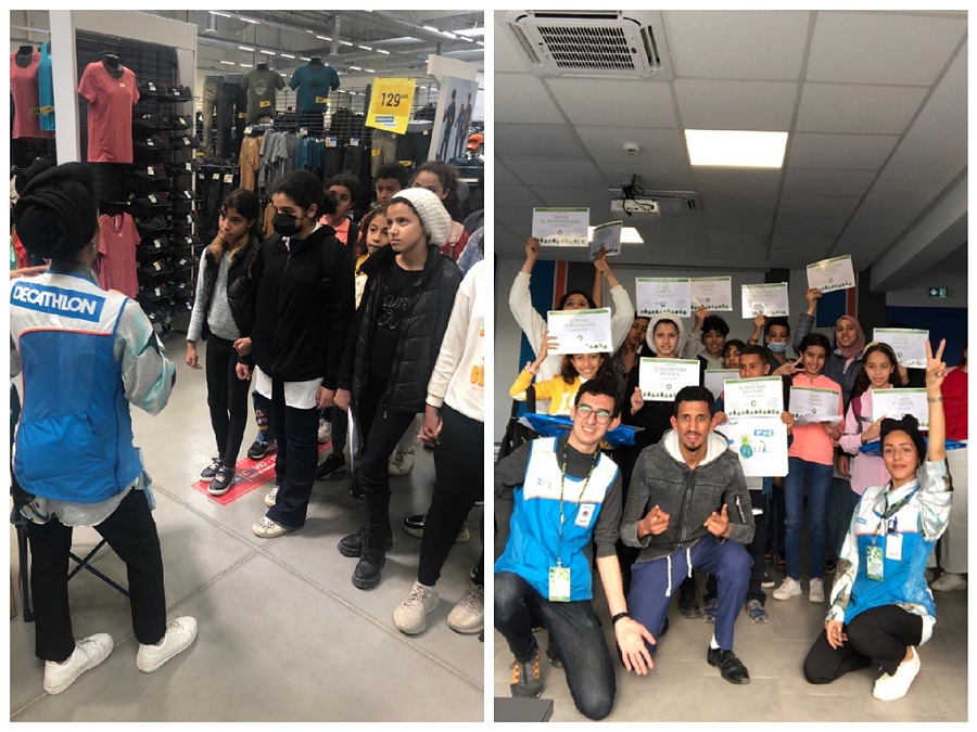 متجر ديكاتلون بالجديدة ينظم ورشات لفائدة تلاميذ مؤسسة المبادرة بمناسبة اليوم العالمي للأرض