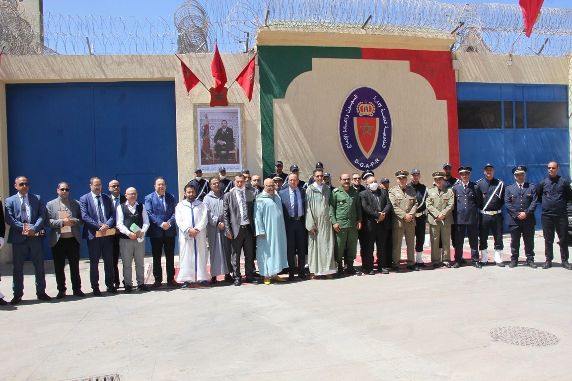 السجن المحلي سيدي موسى بالجديدة يحتفي  بالذكرى السنوية لتأسيس المندوبية العامة لإدارة السجون