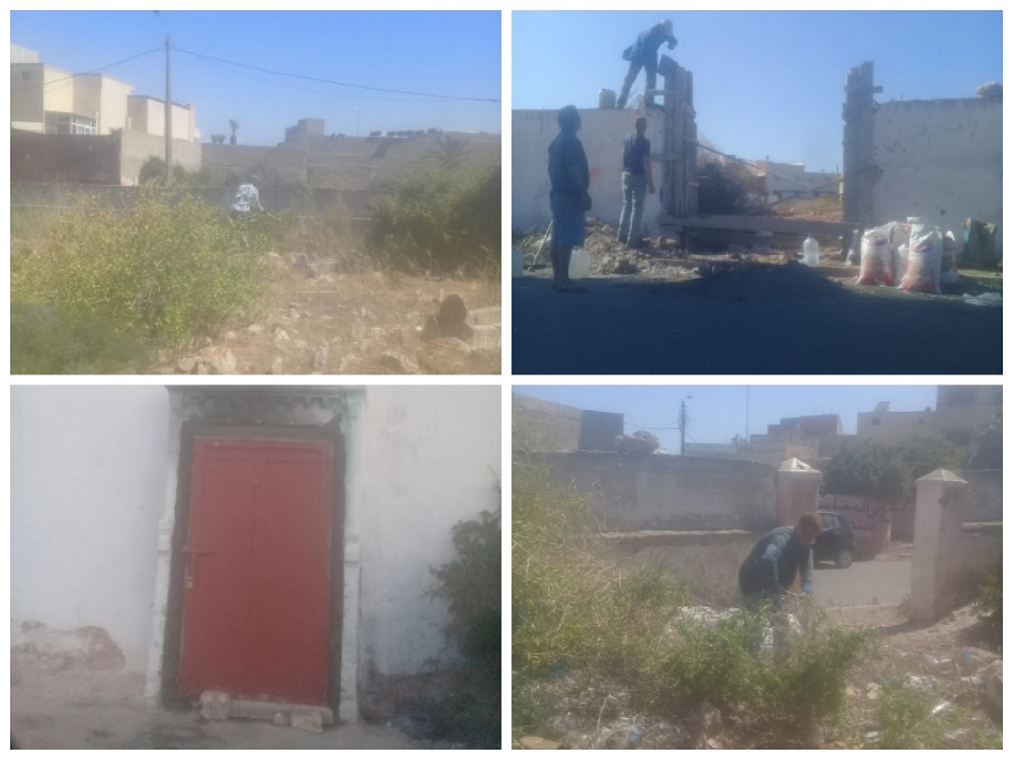 حملة نظافة تطوعية ترد الاعتبار إلى مقبرة سيدي بوافي بالجديدة