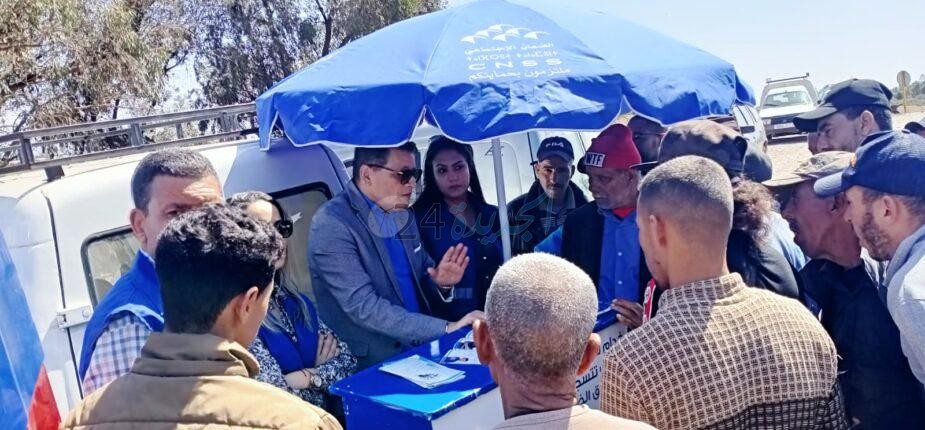 ورش التغطية الصحية محور الحملة التحسيسية لفائدة العمال غير الاجراء