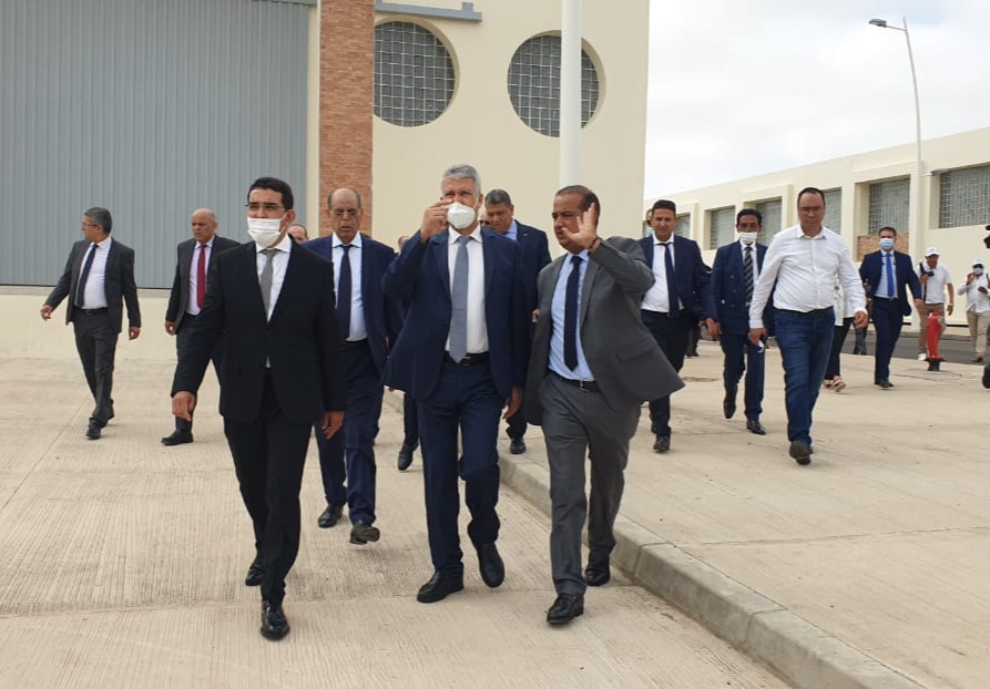 بالصور.. وزير الفلاحة في زيارة تفقدية لمشروع سوق الجملة الجديد للخضر والفواكه بإقليم الجديدة