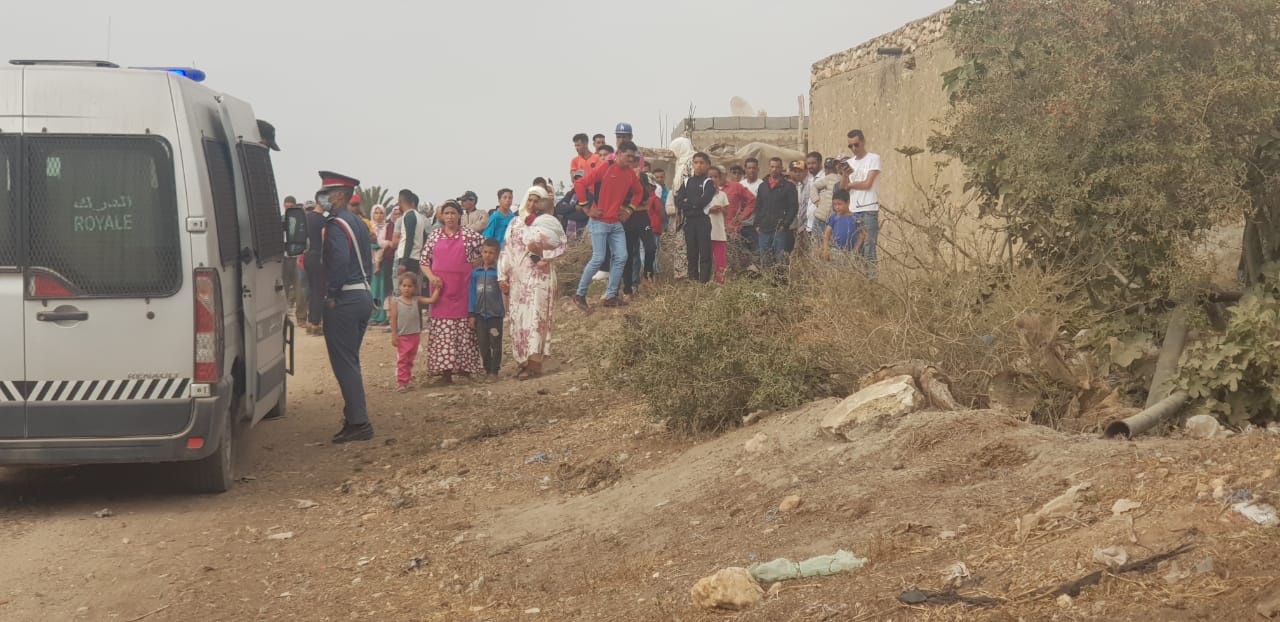 الدرك الملكي بالجديدة يعيد تمثيل جريمة قتل شاب بدوار أولاد حسنية بجماعة اولاد احسين